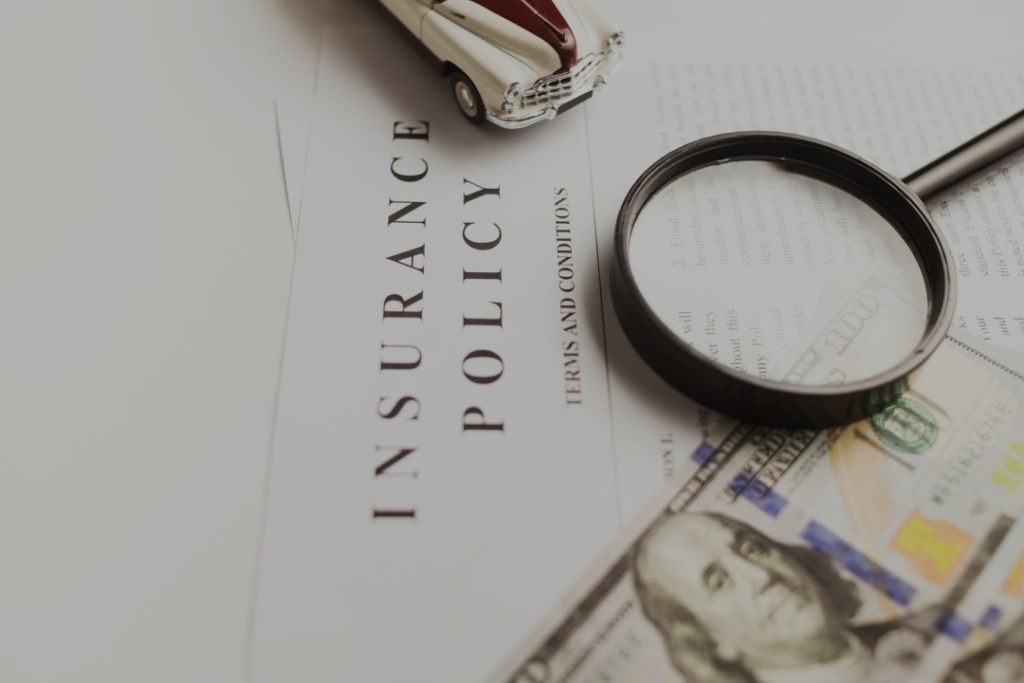 Insurance Policy and Money Image
