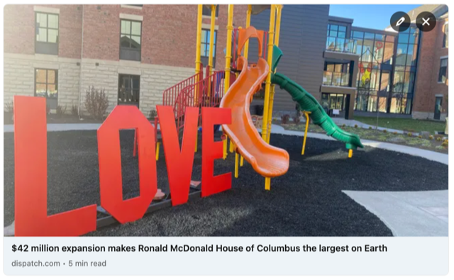 love sign & playground