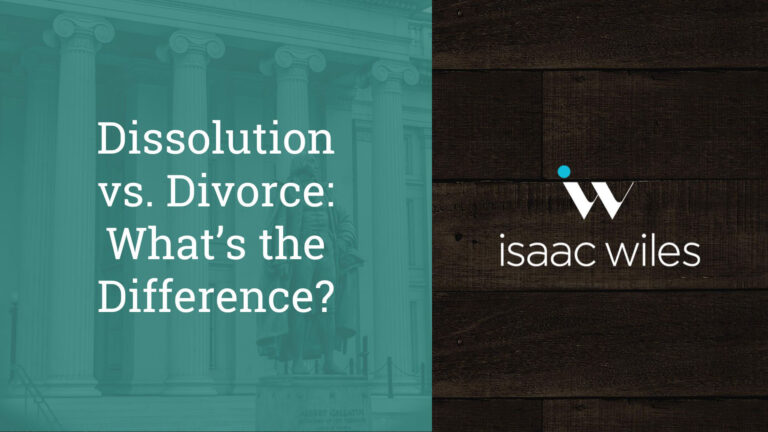 dissolution vs divorce